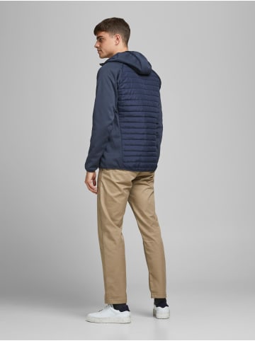 Jack & Jones Softshell Stepp Jacke mit Kapuze JJEMULTI in Navy