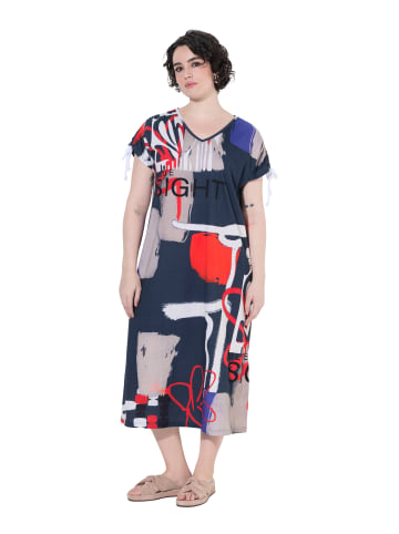 Ulla Popken Jerseykleid in marine