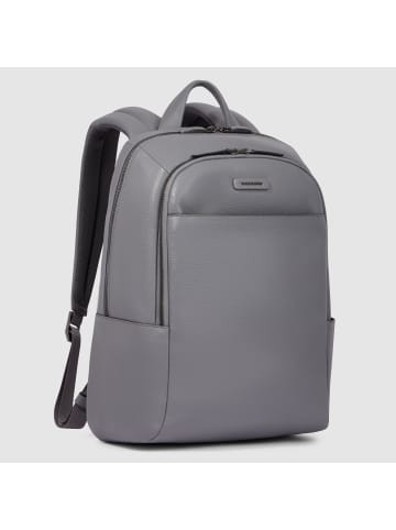 Piquadro Modus Special Rucksack Leder 39 cm Laptopfach in grey