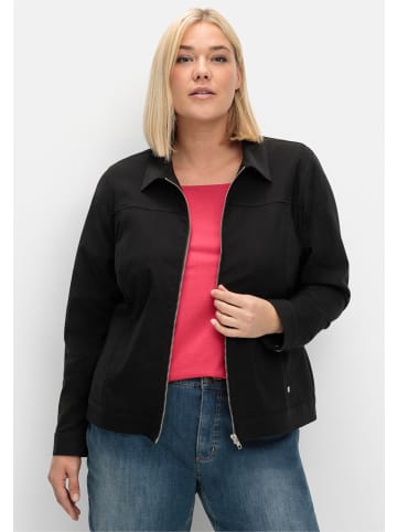 sheego Kurzjacke in schwarz