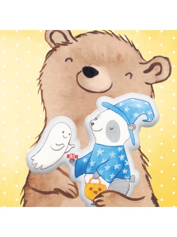 Mr. & Mrs. Panda Kuschelkissen Panda Zauberer ohne Spruch in Weiß