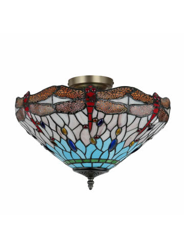 Licht-Erlebnisse Deckenlampe Ø 42 x (H)27 cm in Messing BuntMessing Bunt