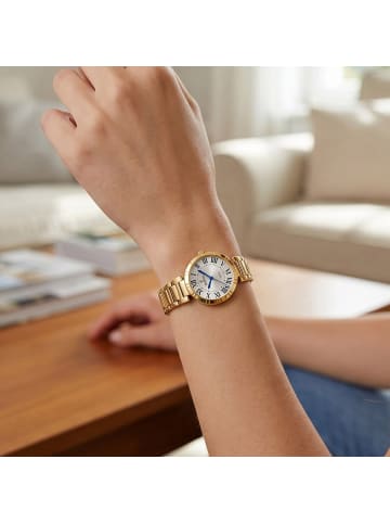 Festina Damenarmbanduhr Mademoiselle Quarz Goldfarben