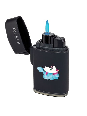 Mr. & Mrs. Panda anzünder Einhorn Verliebt ohne Spruch in Schwarz