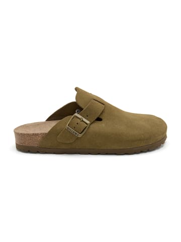 billowy Pantoletten  in khaki
