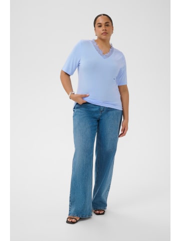 KAFFE curve T-Shirt kurzarm KCcarli Tight fit in Windsurfer