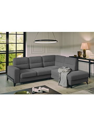 MF Design Cassada Recamiere Rechts in Charcoal -  (L) 237 x (B) 277 x (H) 100 cm
