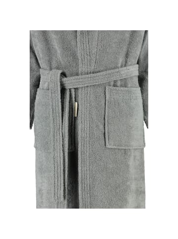 Rhomtuft Rhomtuft Bademäntel unisex Schalkragen Sir & Lady kiesel - 85 in kiesel - 85