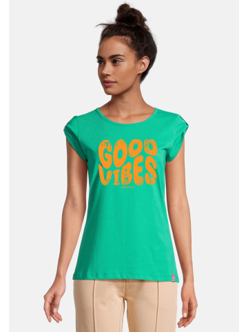 Salzhaut Rundhals T-Shirt für Damen in mintgrün