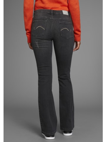 Kangaroos Bootcut-Jeans in dk grey used