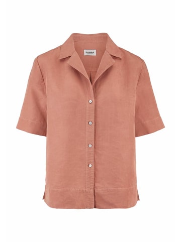Hessnatur Hessnatur Bluse Relaxed aus TENCEL™ Lyocell mit Leinen in rosé