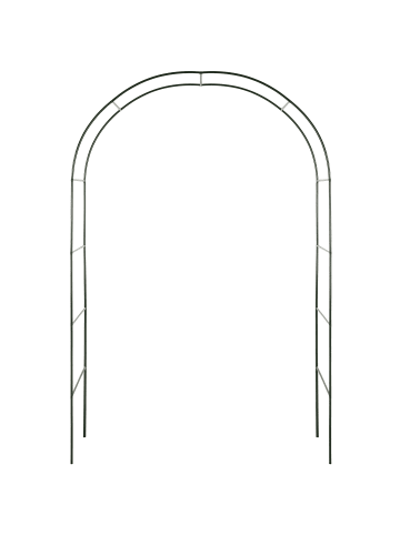 tectake 2er-Set Rosenbogen  140 x 40 x 240 cm, grün