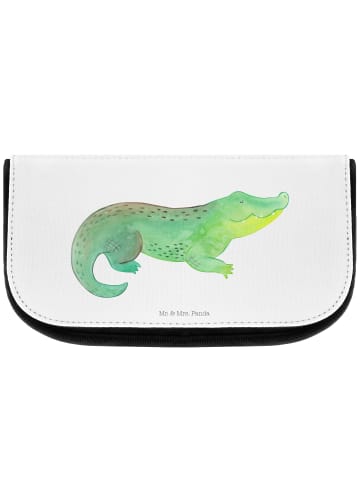 Mr. & Mrs. Panda Make-Up Bag Krokodil ohne Spruch in Weiß