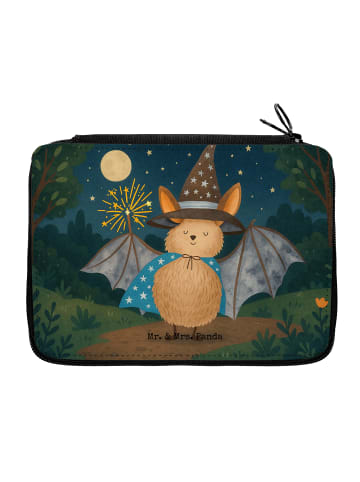 Mr. & Mrs. Panda Federtasche Fledermaus Zauberer Design ohne Spruch in Weiß