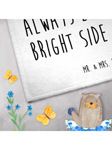 Mr. & Mrs. Panda Gästetuch Fuchs Sterne mit Spruch in Weiß