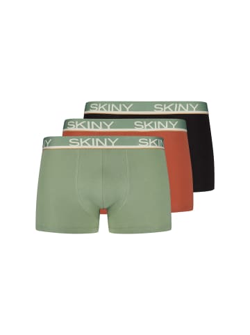 Skiny Trunks 3er Pack in mehrfarbig