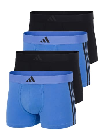 Adidas Sportswear Retro Short / Pant Active Flex Cotton 3 Stripes in Schwarz / blau