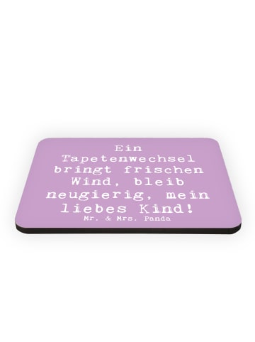 Mr. & Mrs. Panda Fridge Magnet Spruch Umzug neue Stadt mit Spruch in Lavendeltraum