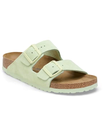 Birkenstock Sandale Arizone Suede Leather in Gelb