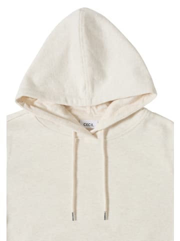 Cecil Sweatshirt mit Kapuze in Beige