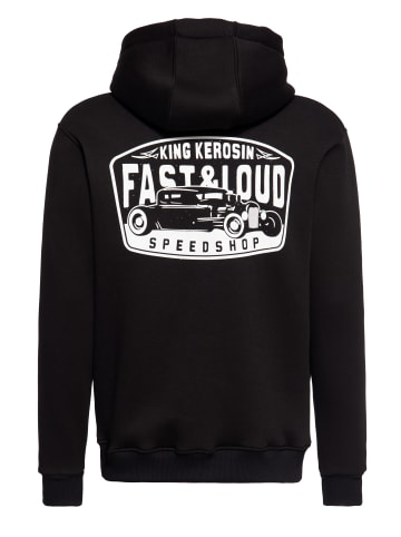 King Kerosin King Kerosin Zip Hoodie Fast & Loud in schwarz