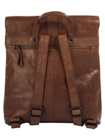 SPIKES & SPARROW Rucksack in cognac