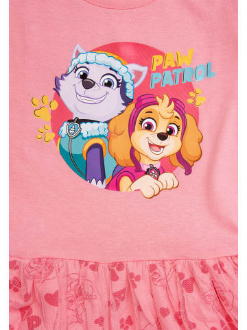 United Labels Paw Patrol Kleid Skye & Everest Kleidchen Mesh Rock langarm in pink