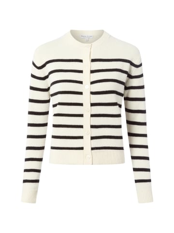 Marie Lund Jacke in ecru schwarz - 0002