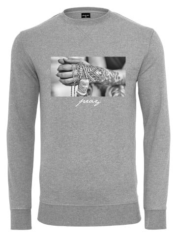 Mister Tee Mister Tee Herren Pray 2.0 Crewneck in grey