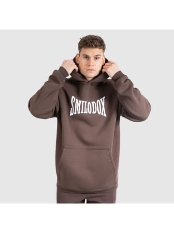 SMILODOX Hoodie Classic Pro in Braun