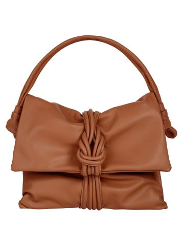 Samantha Look Handtasche echt Leder in cognac