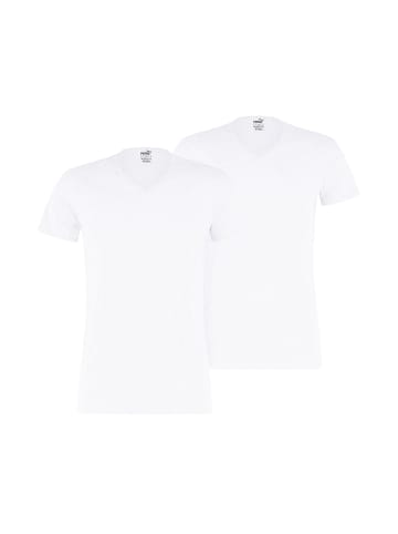 Puma T-Shirt 2er Pack in Weiß
