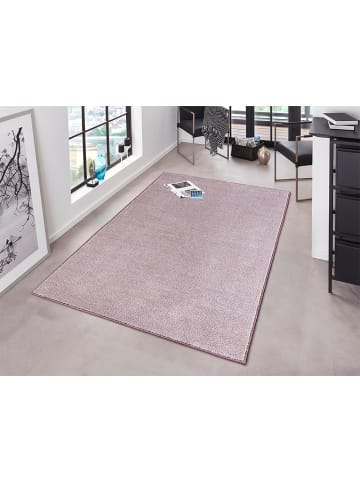 Hanse Home Teppich Pure Uni Flieder Rosa