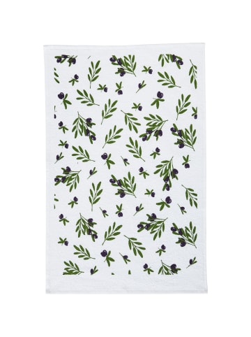 Erwin Müller Frottier, Baumwolle Frottier-Geschirrtuch 2er-Pack in Oliven