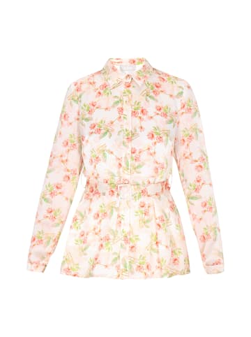 Usha Women Blouse in offwhite multicolor