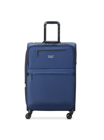 Delsey Maubert 2.0 4 Rollen Trolley 69 cm mit Dehnfalte in marineblau