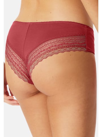 Schiesser Brazil Slip 95/5 Modern Cotton in Schwarz / rot