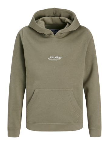 JACK & JONES Junior Kapuzensweatshirt JJESOHO SWEAT HOOD JNR in vetiver