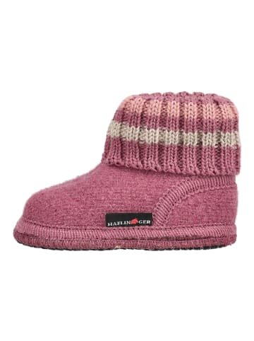 HAFLINGER Hausschuhe HÜTTENSCHUH PAUL HÜTTENSCHUH PAUL in Rose