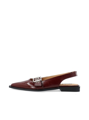 Bianco Slingbacks in Burgundy Nappalak