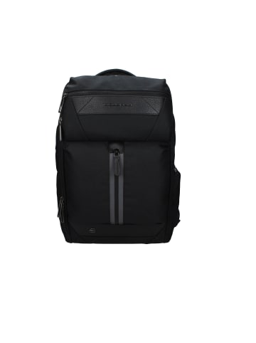 Piquadro Schwarz Stoff Rucksack