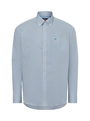 FYNCH-HATTON Hemd in ecru blau