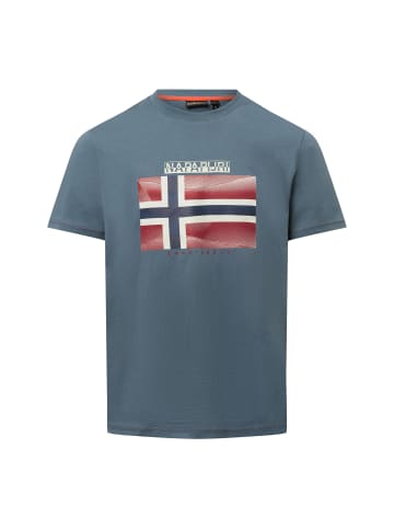 Napapijri T-Shirt Lari in grau