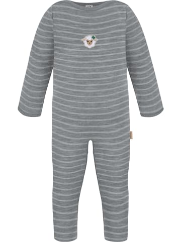 Normani Outdoor Sports 2er Pack Baby Merino Strampler „Tangoio" in Grau/Rosa