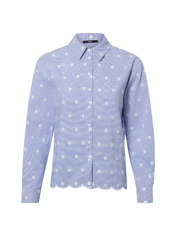 Zero  Bluse in indigo weiß