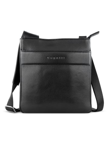 Bugatti Nome Mini Bag Umhängetasche Leder 18 cm schwarz