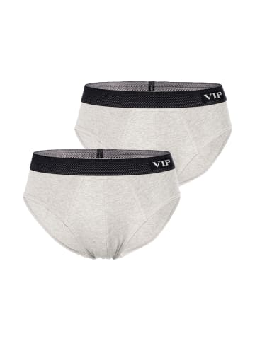 VIP Slip Premium Jersey Stretch in Grey Melange