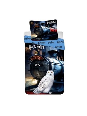 Harry Potter Harry Potter Bettwäsche 140x200 + 70x90 cm Hogwarts Express in Mehrfarbig