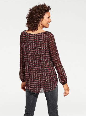 Heine Blusenshirt in rot-schwarz