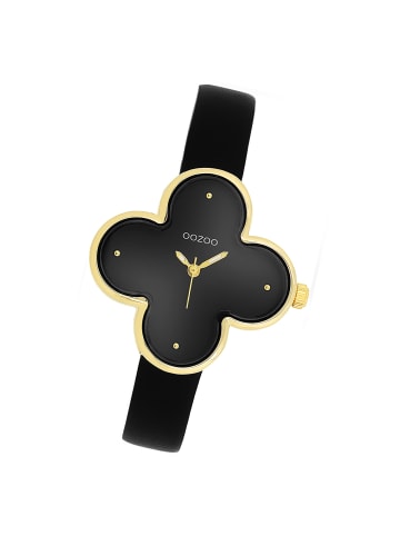 Oozoo Analog-Armbanduhr Oozoo Timepieces schwarz extra groß (ca. 32x32mm)